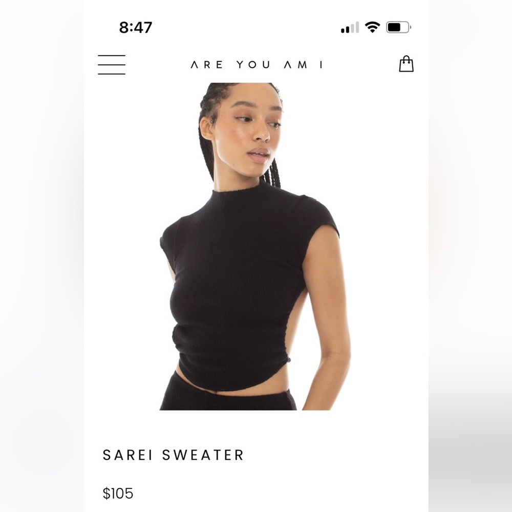 Are you am I Sarei sweater
